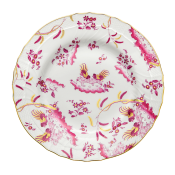 Ginori Oro Di Doccia Magenta Dinner Plate - 10.25"